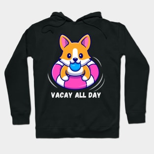 Corgi On Vacation Hoodie